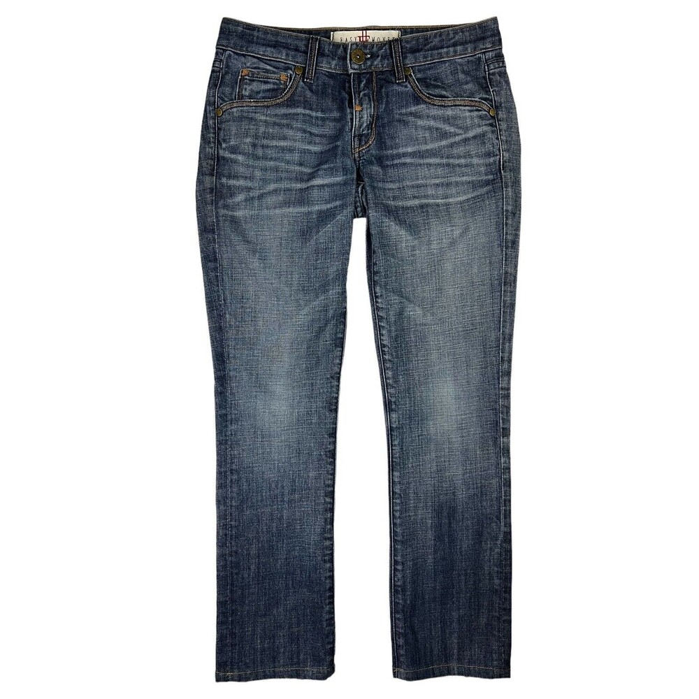 Easy Money Women's Lowrise Sterling Straight Crop Jeans Size 27